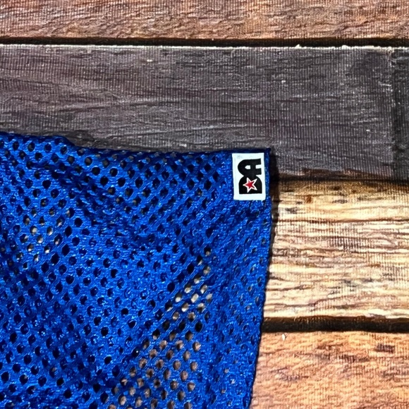 Cranford Lacrosse VTG Mens High School Blue Sports Uniform Jersey - Picture 4 of 6